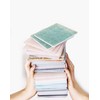 MODERN-TWIST Set of 4 Coasters 100% Plastic Free Silicone Tabletop,