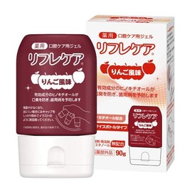 Snow Brand Bean Stark (Quasi-Drug), Medicinal and Oral Care Gel, Reflex Care (Apple Flavor), 3.2 oz (90 g) (Active Ingredients: Hinokitiol, Dipotassium Glycyrrhizinate, No Abrasives, Foaming Agents, Ethanol)