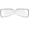 2PCS Outside Rear View Mirror Glass Left Right Self Adhesive