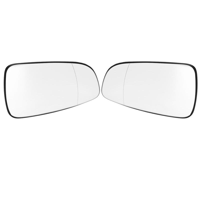 2PCS Outside Rear View Mirror Glass Left Right Self Adhesive