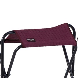 Harrison Howard Horse Saddle Rack Protective Cover | Suede Cover for Saddle Stands | Compatible with All Saddle Stands (Not Included)- Burgundy