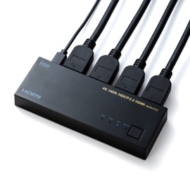 Sanwa Supply SW-HDR31LN 4K, HDR, HDCP2.2 HDMI Switch (3 Inputs, 1 Output)