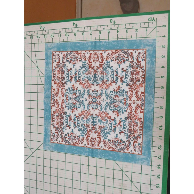 Blue Ink Studios Three Decorative Luncheon Napkins for Decoupage "Teal