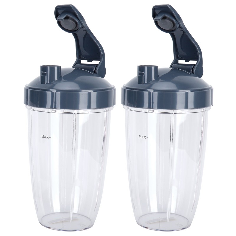 24OZ Transparent Blender Cup Container Lid Set Replacement Fit for