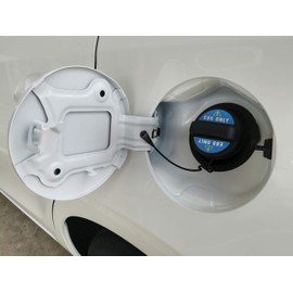 E85 Sticker for Gas Cap - for Fuel Caps on Fleet Vehicles, Trucks, Vans - Weather Resistant Stickers, Ultra Durable, Commercial Grade Decals by Fuel Stickers - USA Made (1 Pair)