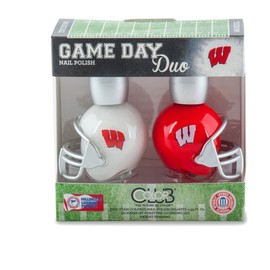 Color Club Wisconsin Badgers Game Day Duo Nail Polish