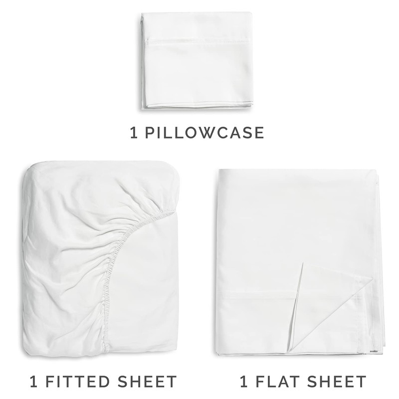 Extra Deep Pockets 400 Thread Count 100% Cotton 3 Piece