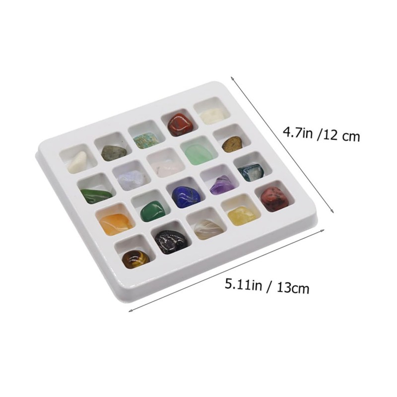 CIYODO Educational Ore Specimens Kit 20 Types Natural Crystal Ores