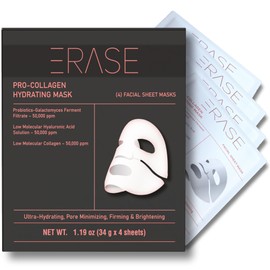 ERASE ERASE Pro-Collagen Hydrating Mask | Collagen Face Mask for Women & Men | Face Masks Skincare | Mascarillas Faciales | Face Care | Collagen Mask Overnight | Biocollagen Face Mask | Korean Skin Care