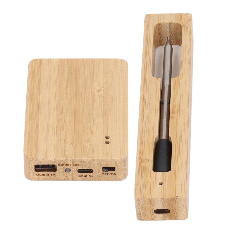 Wireless Meat Thermometer USB Rechargeable 20 Minutes Charging IP67 Waterproof