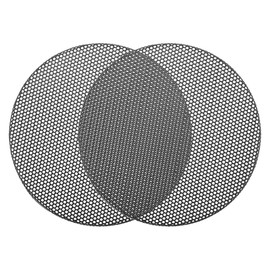 ACROPIX Universal 3 Inch Speaker Grills Mesh for Audio Subwoofer 84x6.5mm Grille without Frame Black - Pack of 2