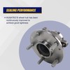 KUSATEC 512570 2pcs Rear Wheel Bearing and Hub Assembly Compatible