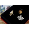 ouduo Sparkling Royal Crown Crown Pin Batch Royal Style Brooch