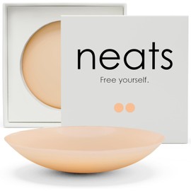 NEATS Cubrepezones para Mujeres, Pétalos de Pecho de Silicona Reutilizables, Adhesivos e Invisibles