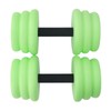 2pcs Floating Dumbbell EVA Thread Design Aquatic Exercise Dumbbell for