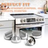 TOMOON Upgraded W10766544 Gas Stove Knobs Replacements for Whirl.Pool Range
