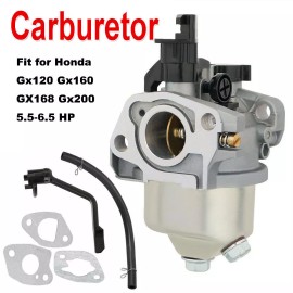 For Honda Generator Carburetor For Honda Gx160 Gx168 Gx200 5.5-6.5 HP Engine Motor Kit