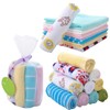 Baby Hooded Towel, 8-Piece Bath for Boys or Girls, Washcloth