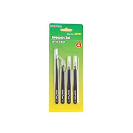 Master Tools 09957 – Model Making Accessories Tweezers Set, Grey