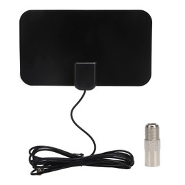 TV Antenna, Indoor HD Antenna High Gain Digital Antenna Signal Receiver for Home Office 170‑240MHz 470‑860MHz