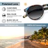 CARFIA Round Polarized Sunglasses for Women Small Face UV Protection