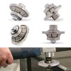 B10 3/8 Inch Grinding Roughing & Cutting Material, Half Bullnose