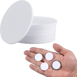 Alpinleux 14 Pcs White NFC Tags, NTAG215 NFC 215 Tags Blank NFC Coins, NFC Chips Compatible with NFC Enabled Devices (Round)