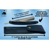 G.B.S Shaving Straight Razor Kit - Shave-Ready Steel Blade, Honing