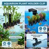 4-Pack Aquarium Plant Holder/Bamboo Clip,Hold Bamboo Stalks or Other Plants