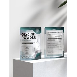 Glycine Powder - Glycine Supplements, Glycine 3000mg - Glycine Amino Acid Supplement, Pure & Gluten Free - Great Sugur Subsitute 3000mg per Serving, 1kg (2.2 lbs) (Pack of 1)