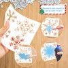 Christmas Snowflake Stencil, Shyllin 20 Pieces Reusable Snowflake Template, Drawing