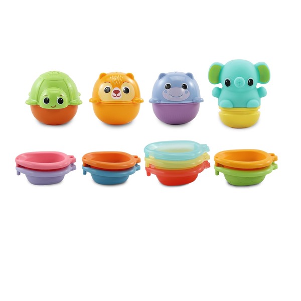 VTech Stack & Splash Bathtime Boats, Stacking & Linking BathTub