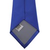 TigerTie Plain Children's Tie Pre-Tied with Elastic Band, Dark Royal