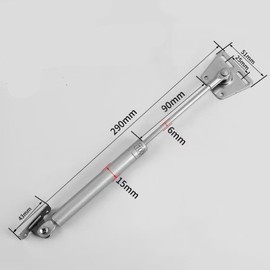 AOMUCH 100N/22LBS Drop Down Gas Struts for Downward Flap Lid Slowly Down, Such as Drop-Front Desk, Cabinet Desk or Loft Hatch (2 Pack)