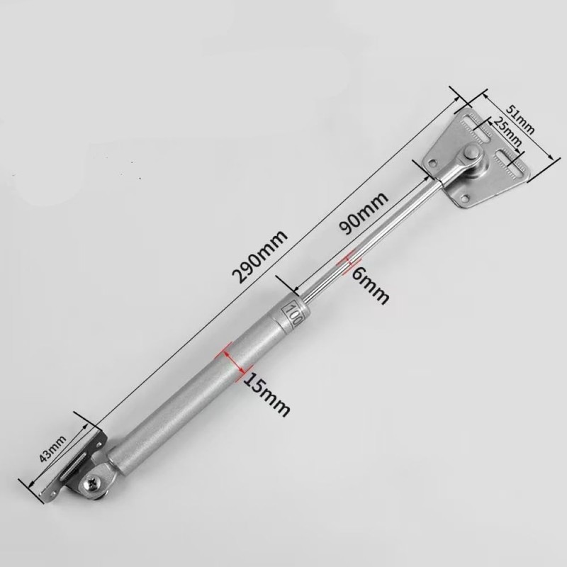AOMUCH 100N/22LBS Drop Down Gas Struts for Downward Flap Lid