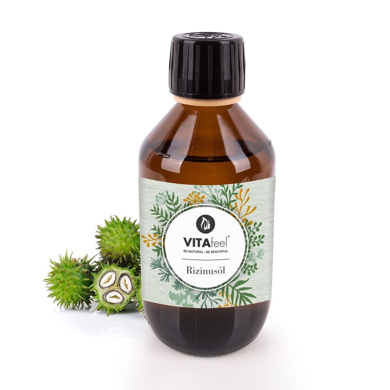 VitaFeel Castor Oil - 100% Cold Pressed Oil, 250 ml,