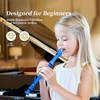 Soprano Recorder for Kids Beginners, German Fingering, C Key, 3