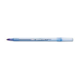(3 Pack Value Bundle) BICGSF11BE Round Stic Ballpoint Stick Pen Blue Ink, Fine, Dozen