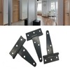 6 Pcs 7.9in T Strap Hinges, Heavy Duty Shed Door