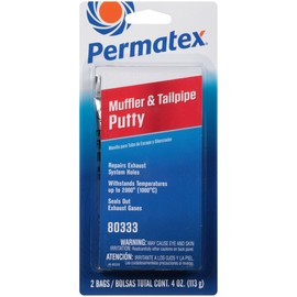 Permatex 80333 Muffler and Tailpipe Putty, 4 oz. Factory