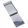 Stephanie Imports Vertical Slim Brushed Silver Metal Business Card Holder