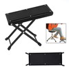 DMZK Guitar Footrest with Non-Slip Rubber Pad Foot Support Guitar,