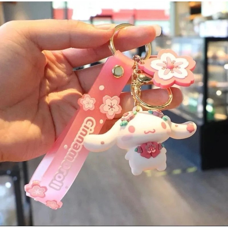 sanrio sakura keychain cherry blossom - Cinna