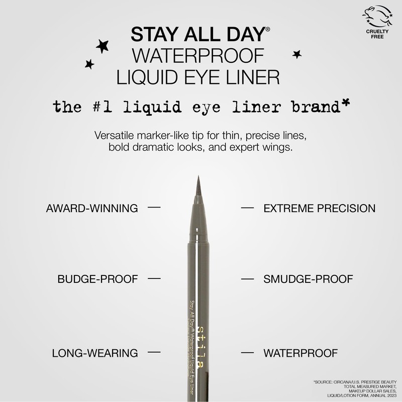 stila Waterproof Liquid Eye Liner, Stay All Day Makeup with