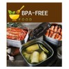 STENCOC Stainless Steel BPA Free Rectangular Leakproof Airtight Kimchi/Pickle/Salad/Fruit/Food Storage