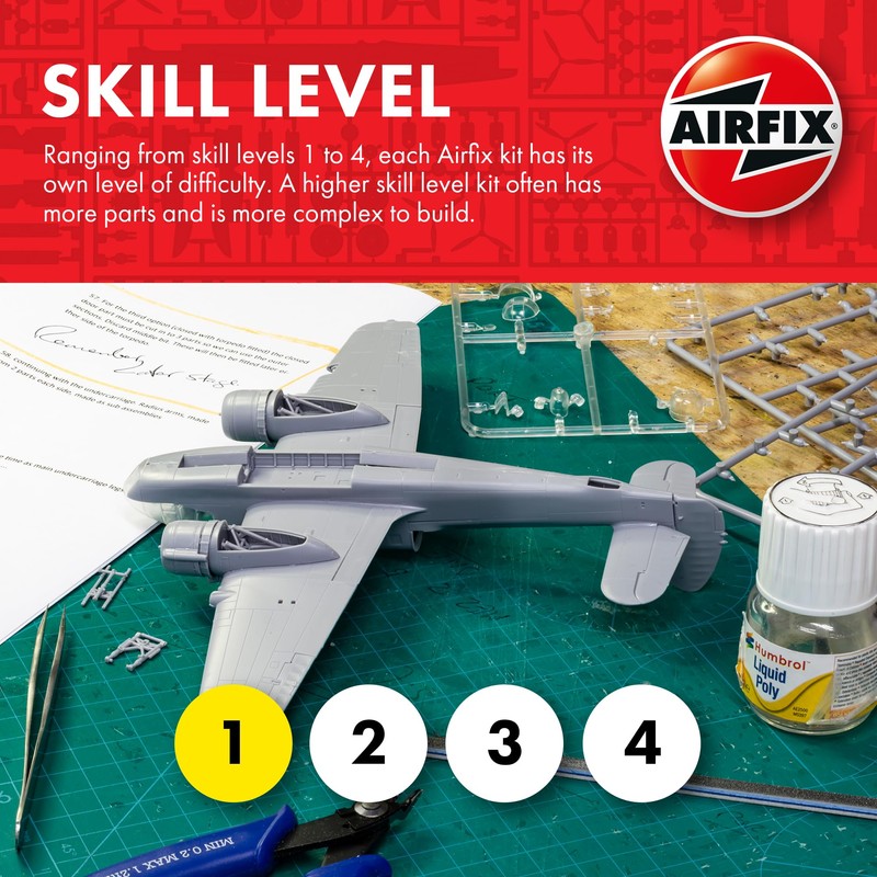 Airfix Starter Set - A55013 North American P-51D Mustang Model