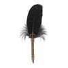 Quill Pen Set Retro Elegant Exquisite Pattern Smoothing Writing Feather