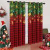 FRAMICS Christmas Curtains 84 Inch Length 2 Panels Set, Red