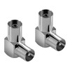 POPPSTAR 4 x Antenna Angle Adaptor (90 Degree Angled) (IEC