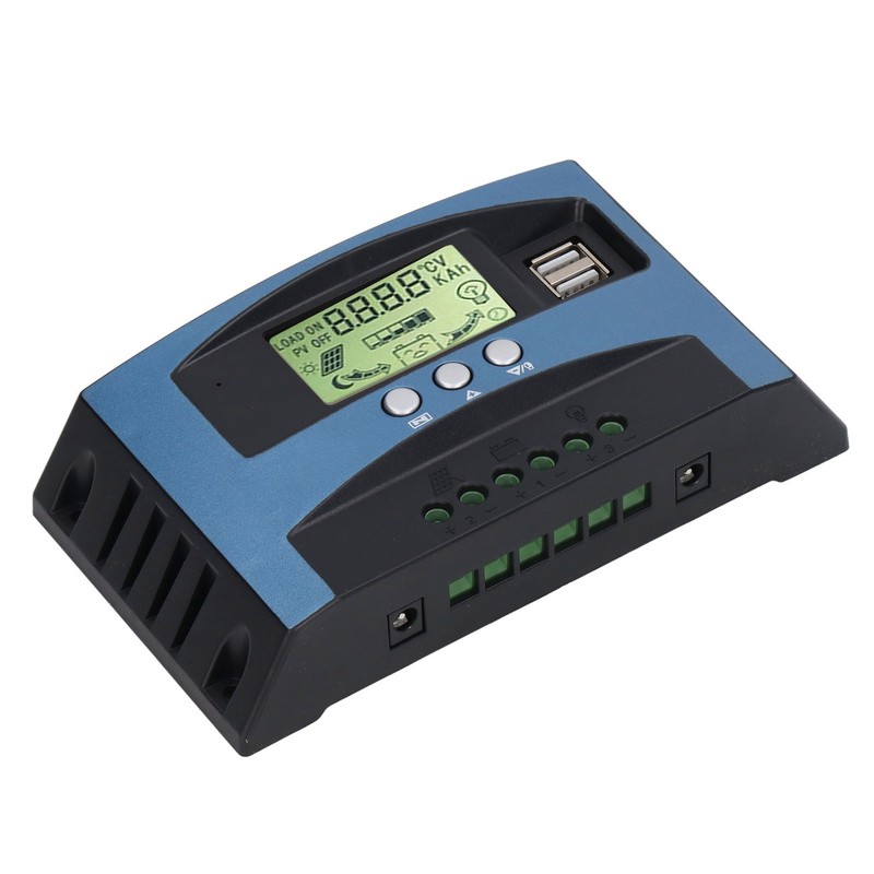 MPPT Solar Charge Controller 12V 24V Auto Identification LCD Display